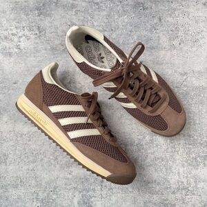 adidas Brown and Cream Sneakers